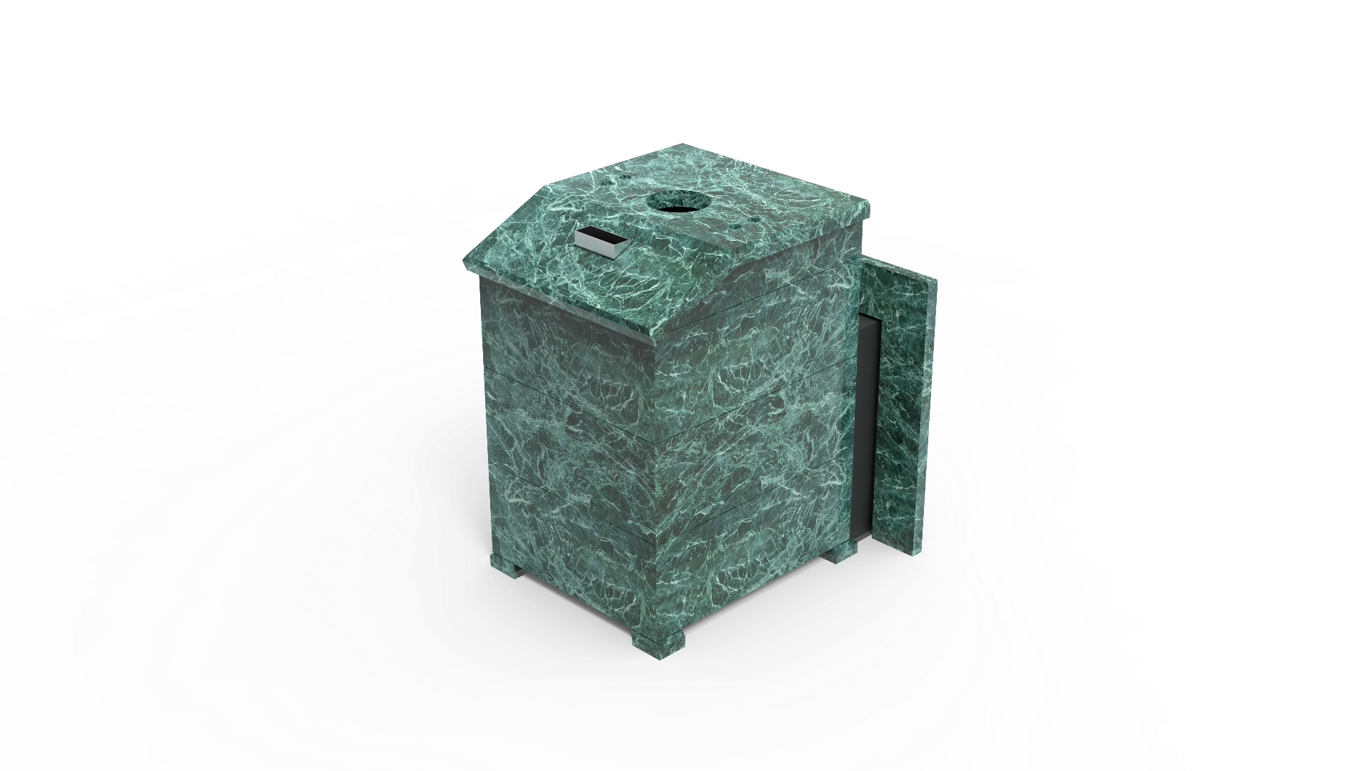 Печь из натурального камня Genesis GN 500 облицовка закрытая со скосом талькохлорит-шлифовка фото в Волгограде