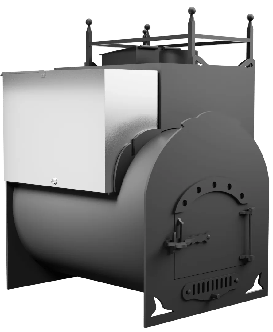 Печь Горыныч Мини, каменка закрытая с правой стороны фото в Волгограде