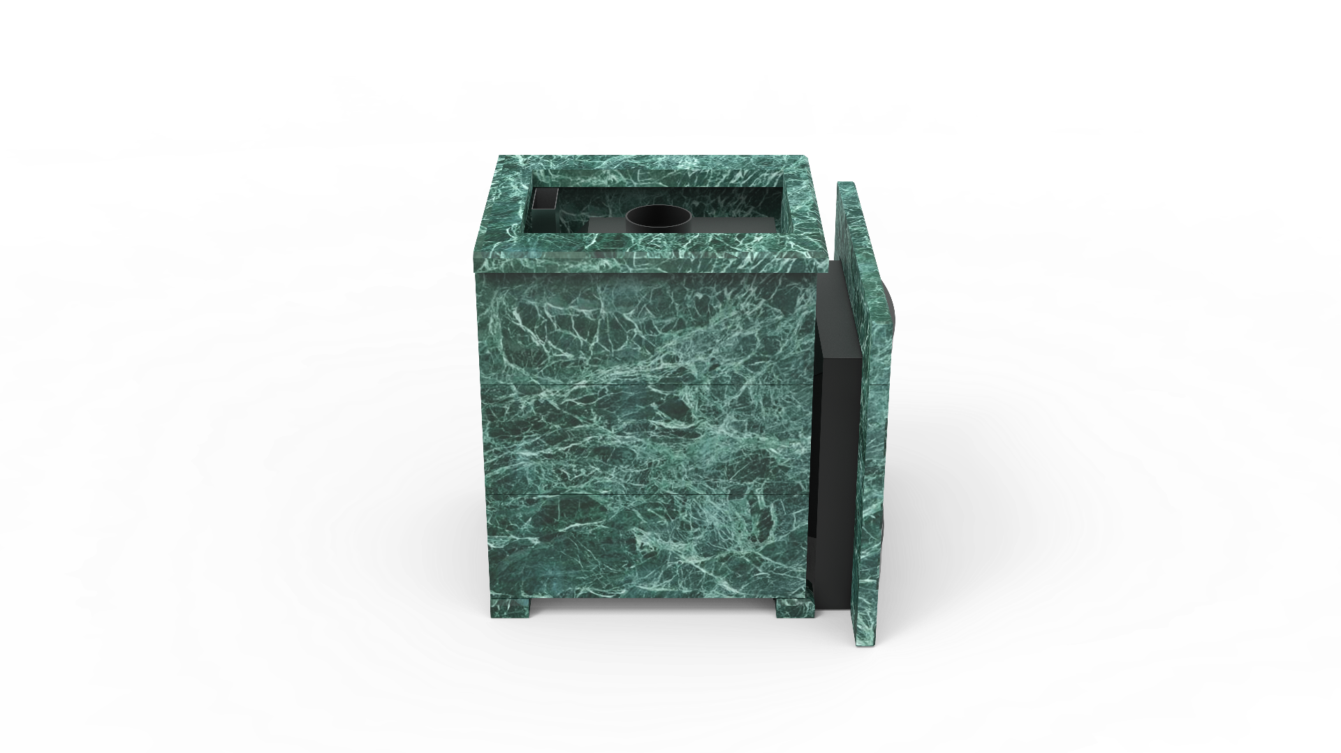 Печь из натурального камня Genesis GN 500 облицовка открытая пироксенит-элит фото в Волгограде