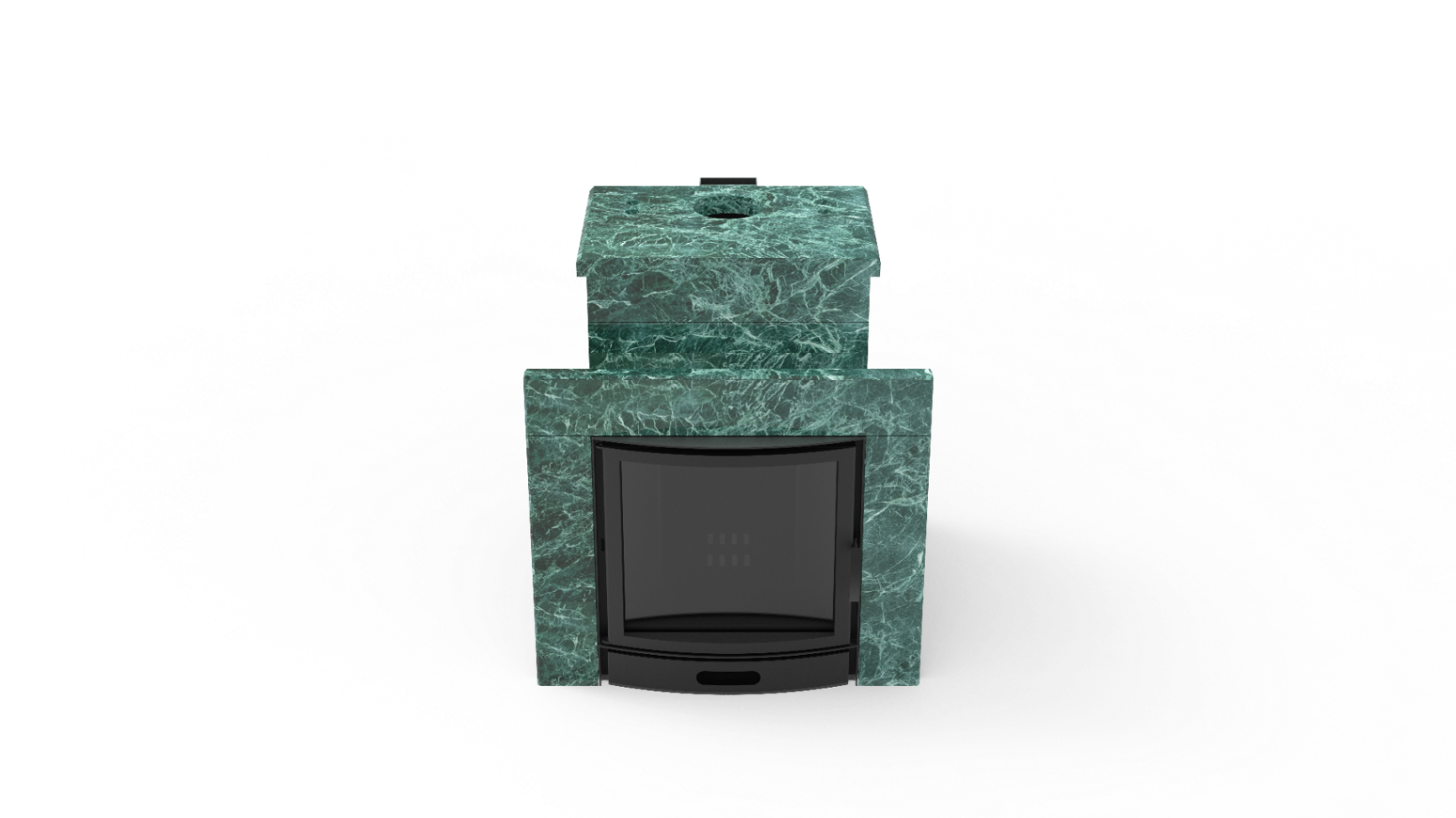 Печь из натурального камня Genesis GN 500 облицовка закрытая со скосом талькохлорит-шлифовка фото в Волгограде