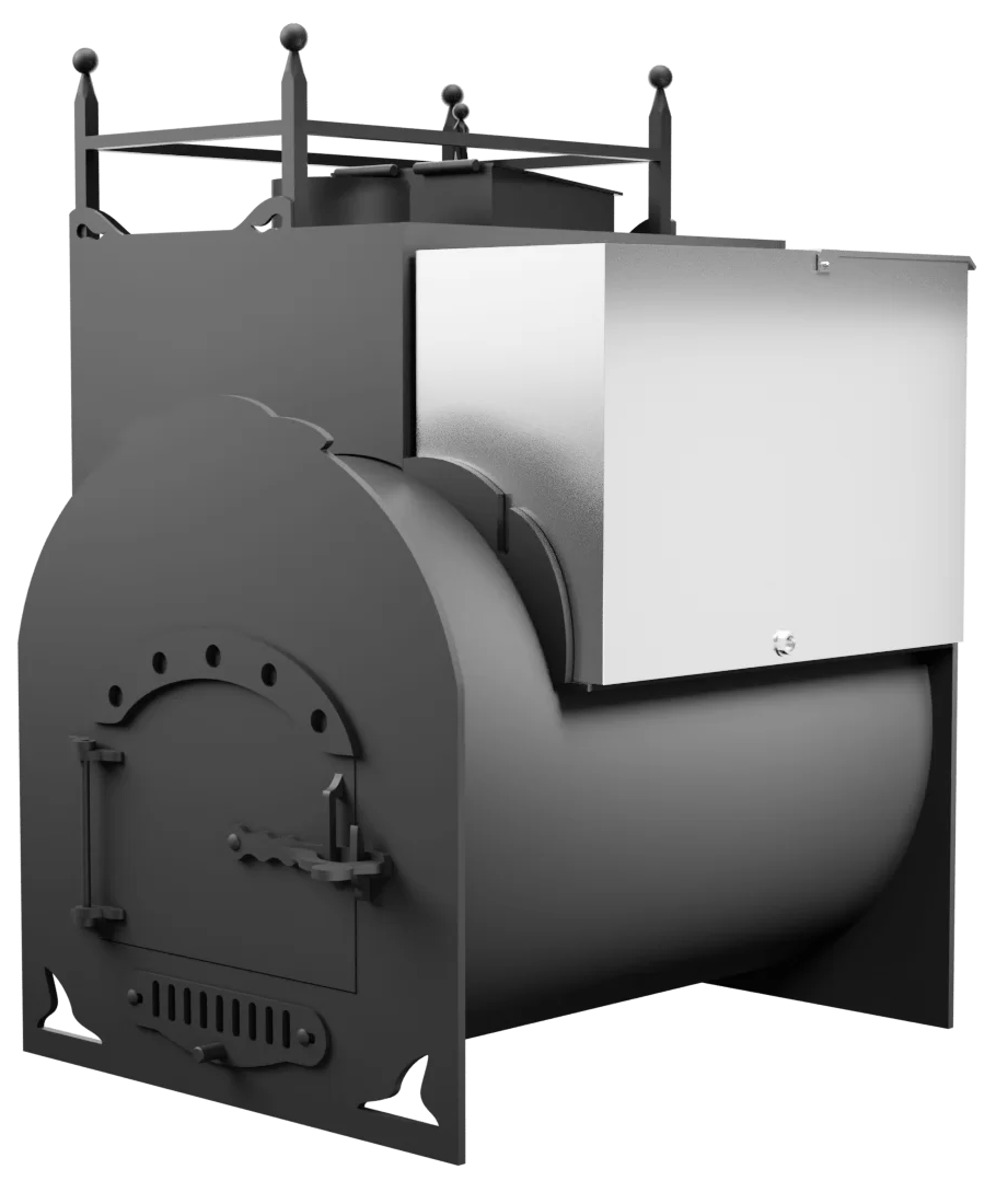 Печь Горыныч Мини, каменка закрытая с левой стороны фото в Волгограде