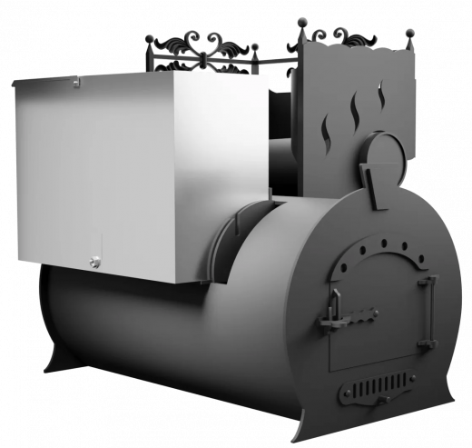 Печь Горыныч 3, каменка с правой стороны фото в Волгограде