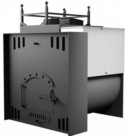 Печь Горыныч Мини, каменка закрытая с левой стороны, естественная система воздушного отопления фото в Волгограде