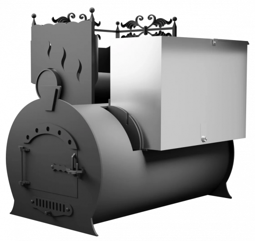 Печь Горыныч 3, каменка с левой стороны фото в Волгограде