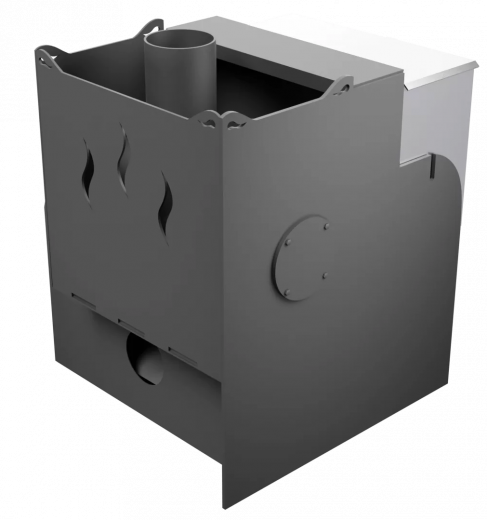 Печь Горыныч Мини, каменка с правой стороны, система воздушного отопления фото в Волгограде