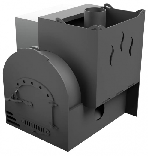 Печь Горыныч Мини, каменка с правой стороны, система воздушного отопления фото в Волгограде