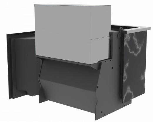 Банный камин 800, AISI 430 фото в Волгограде