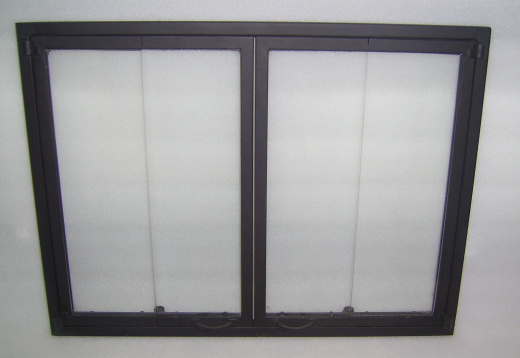 Дверь каминная с раздвижными стеклами фото в Волгограде