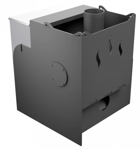 Печь Горыныч Мини, каменка с левой стороны, система воздушного отопления фото в Волгограде