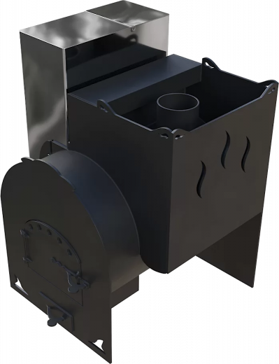 Печь Горыныч Мини, каменка с правой стороны фото в Волгограде