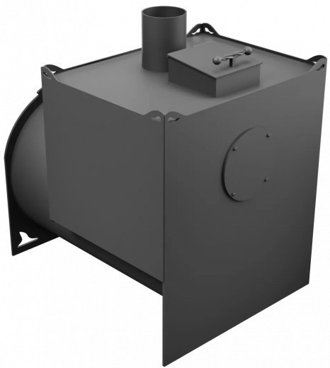 Печь Горыныч Мини, двойная каменка закрытая, малая дверь со стеклом фото в Волгограде